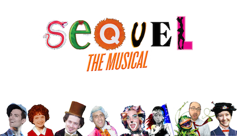 Sequel: The Musical poster with caricatures of the cast